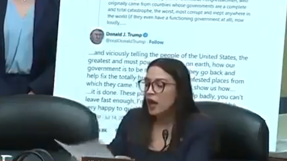 WATCH: AOC Has Wild House Hearing Temper Tantrum, Shouts at Witness While Wildly Snarling